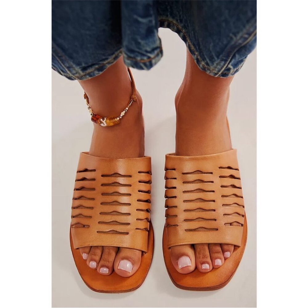 FREE PEOPLE Slice Of Sun Sandals / Vachetta